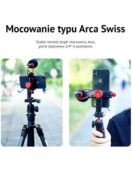 Metalowy uchwyt 360° do smartfonów  Ulanzi ST-14 Iron Man III