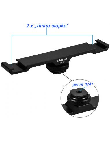 Rozdzielacz 2 x zimna stopka na akcesoria...