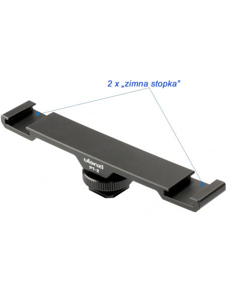 Rozdzielacz 2 x zimna stopka na akcesoria  Ulanzi PT-2