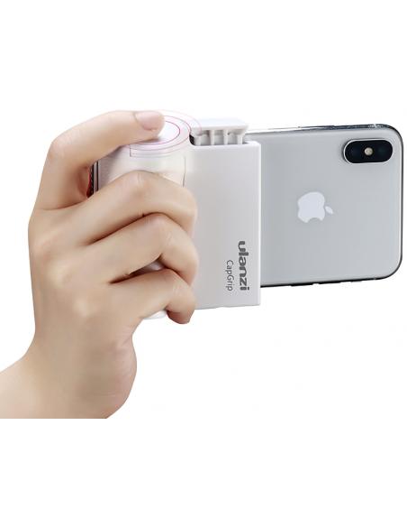 Uchwyt z pilotem Bluetooth do smartfona  Ulanzi CapGrip White