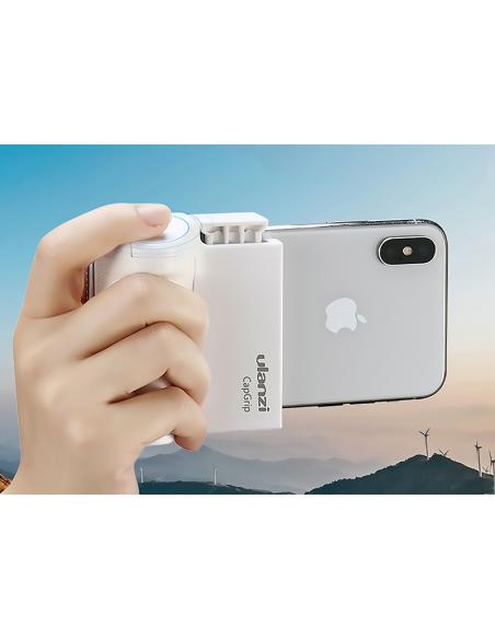 Uchwyt z pilotem Bluetooth do smartfona  Ulanzi CapGrip White