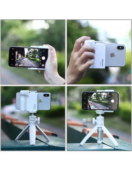 Uchwyt z pilotem Bluetooth do smartfona  Ulanzi CapGrip White