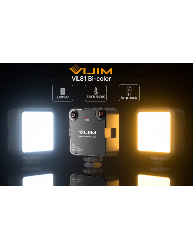 Kieszonkowa lampa LED Bi-Color  Ulanzi VIJIM VL81