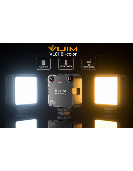 Kieszonkowa lampa LED Bi-Color  Ulanzi VIJIM VL81