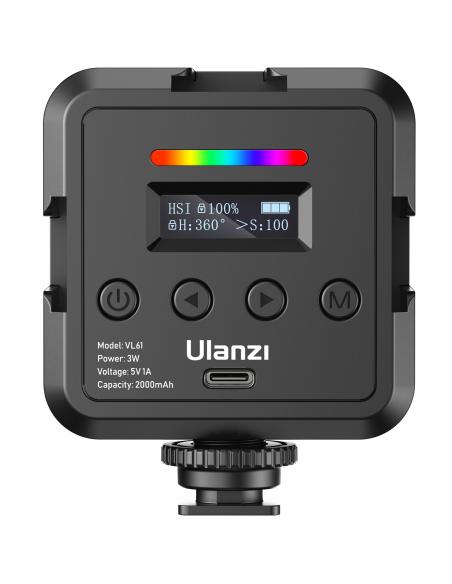 Kieszonkowa lampa LED  Ulanzi VL61 RGB