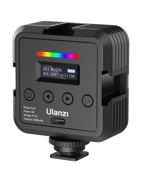 Kieszonkowa lampa LED  Ulanzi VL61 RGB