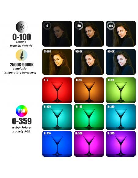 Lampa LED Ulanzi VIJIM VL120 RGB