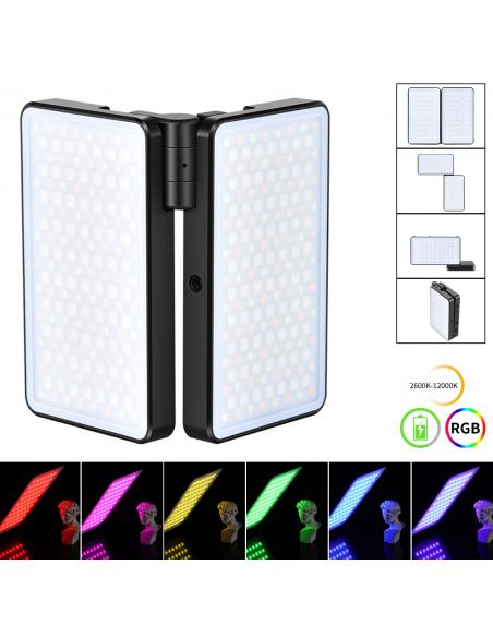 Składana podwójna lampa LED RGB Ulanzi VIJIM R316