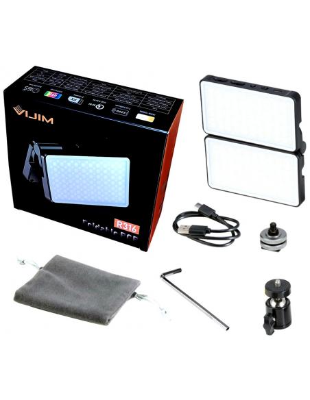 Składana podwójna lampa LED RGB Ulanzi VIJIM R316