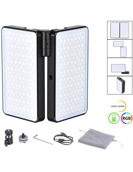 Składana podwójna lampa LED RGB Ulanzi VIJIM R316