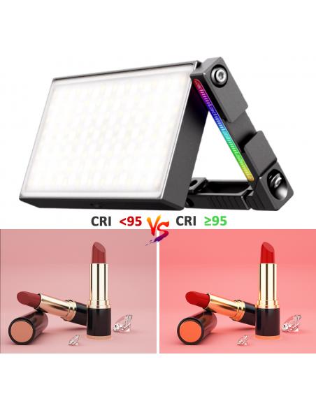 Magnetyczna lampa LED z przegubowym mocowaniem Ulanzi  VIJIM  R70 RGB