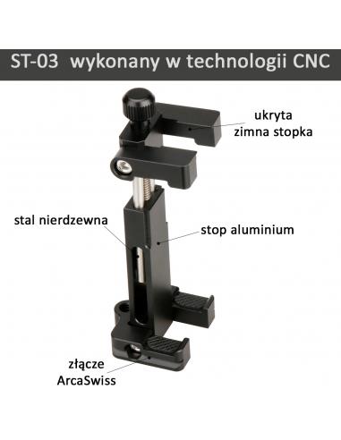 Uchwyt statywowy do smartfonu Ulanzi ST-03 CZARNY