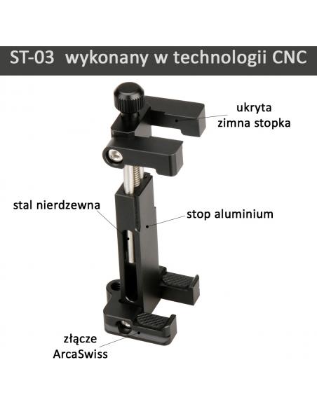 Uchwyt statywowy do smartfonu Ulanzi ST-03 CZARNY