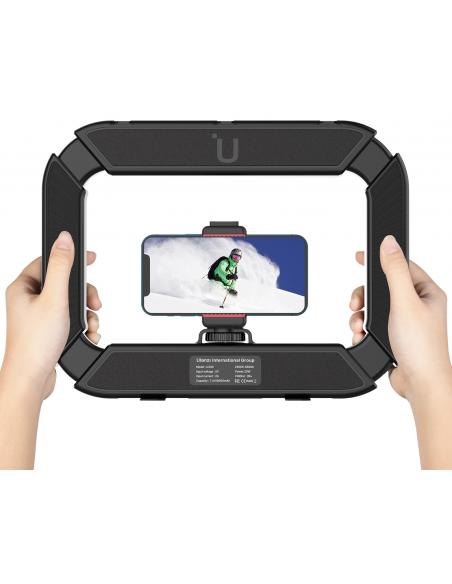 Uchwyt stabilizujący z lampą do smartfona Ulanzi U200