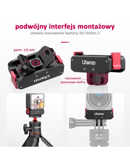 Mocowanie magnetyczne do kamery sportowej DJI Action 2  Ulanzi OA-11