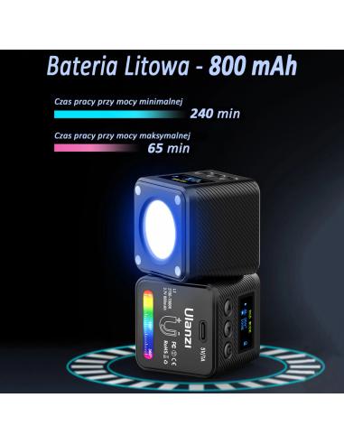 Kompaktowa lampa LED  Ulanzi L2 RGB