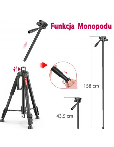Statyw i monopod z głowicą 360° Ulanzi U-Select...
