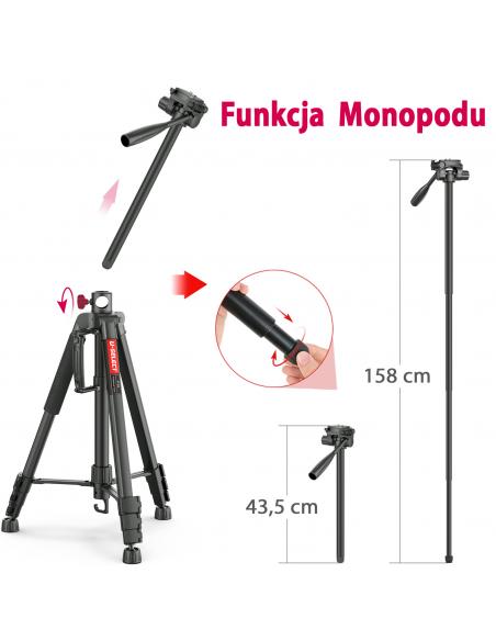 Statyw i monopod z głowicą 360° Ulanzi U-Select VT-01