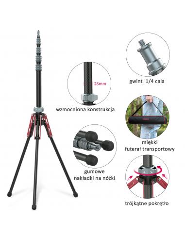 Karbonowy statyw / monopod  Ulanzi MT-49