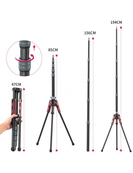 Karbonowy statyw / monopod  Ulanzi MT-49
