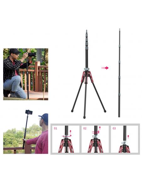 Karbonowy statyw / monopod  Ulanzi MT-49