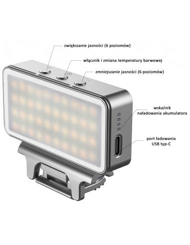 Lampa LED z klipsem  Ulanzi VIJIM CL08