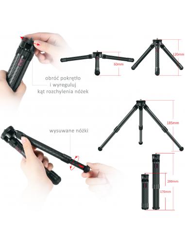 Karbonowy statyw Ulanzi MT-28