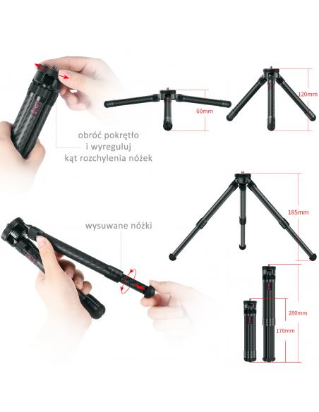 Karbonowy statyw Ulanzi MT-28