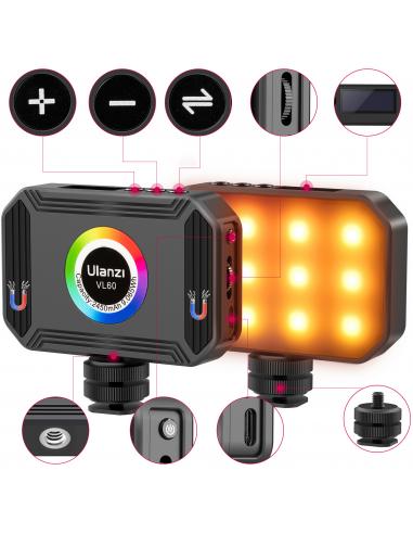Kieszonkowa lampa LED RGB Ulanzi VL60