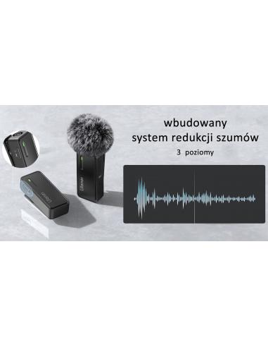 Zestaw bezprzewodowych mikrofonów krawatowych...