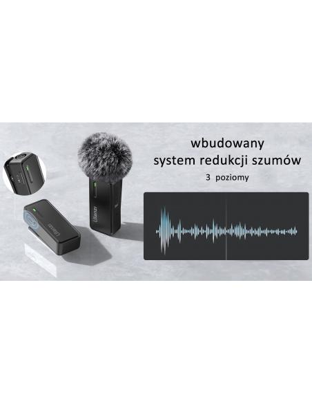 Zestaw bezprzewodowych mikrofonów krawatowych WiFi 2,4 GHz Ulanzi UW-MIC 20T