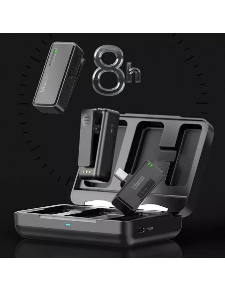 Zestaw bezprzewodowych mikrofonów krawatowych WiFi 2,4 GHz Ulanzi UW-MIC 20T