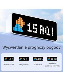 Smart Pixel Clock  Zegar stołowy Ulanzi TC001 2