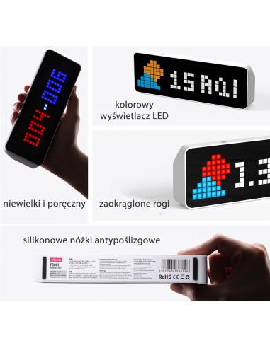 Smart Pixel Clock  Zegar stołowy Ulanzi TC001