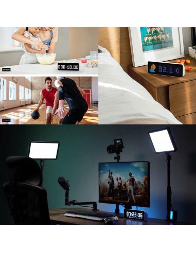 Smart Pixel Clock  Zegar stołowy Ulanzi TC001