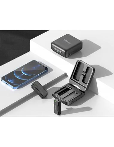 Bezprzewodowy mikrofon krawatowy WiFi 2,4 GHz...