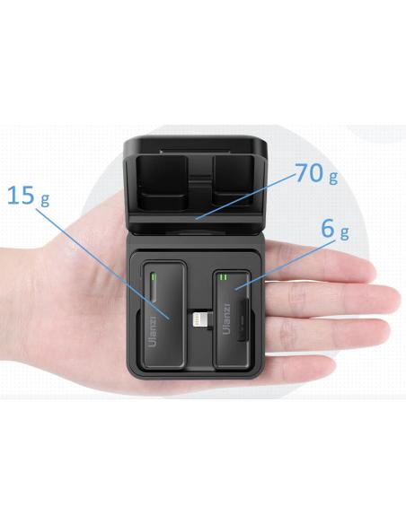 Bezprzewodowy mikrofon krawatowy WiFi 2,4 GHz Ulanzi UW-MIC 10P