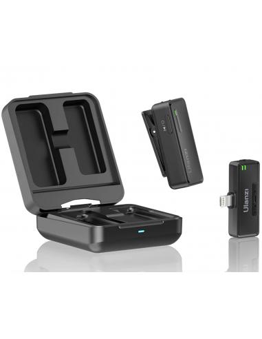 Bezprzewodowy mikrofon krawatowy WiFi 2,4 GHz...