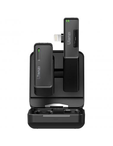 Bezprzewodowy mikrofon krawatowy WiFi 2,4 GHz...