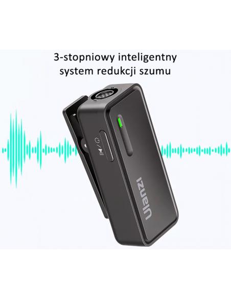 Bezprzewodowy mikrofon krawatowy WiFi 2,4 GHz Ulanzi UW-MIC 10T