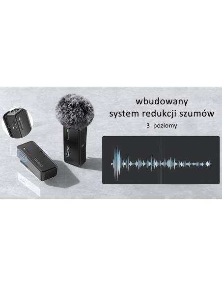 Bezprzewodowy mikrofon krawatowy WiFi 2,4 GHz Ulanzi UW-MIC 10T