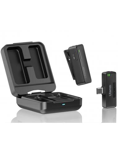 Bezprzewodowy mikrofon krawatowy WiFi 2,4 GHz...