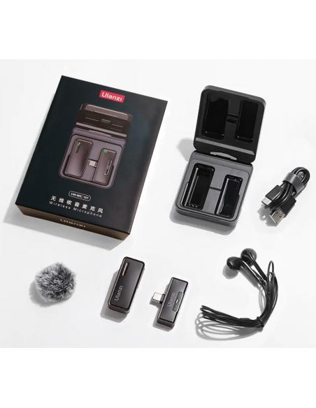 Bezprzewodowy mikrofon krawatowy WiFi 2,4 GHz Ulanzi UW-MIC 10T