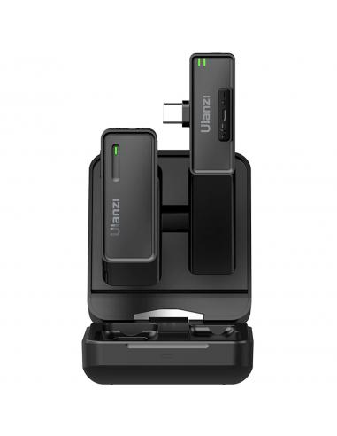 Bezprzewodowy mikrofon krawatowy WiFi 2,4 GHz...