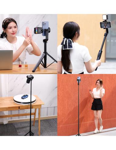 Statyw / selfie stick z pilotem Bluetooth...