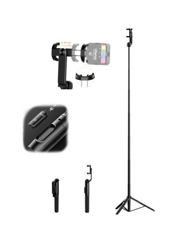 Statyw / selfie stick z pilotem Bluetooth...