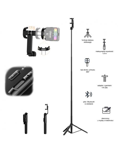 Statyw / selfie stick z pilotem Bluetooth Ulanzi SK-03