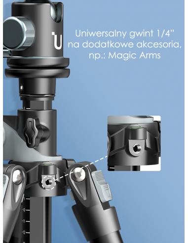 Statyw / monopod aluminiowy z głowicą...