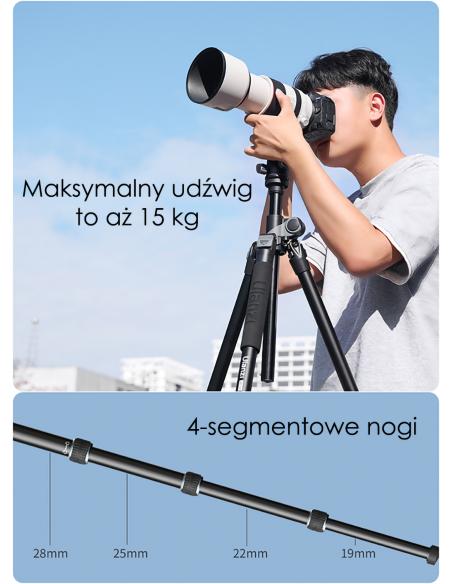 Statyw / monopod aluminiowy z głowicą panoramiczną Ulanzi MT-59