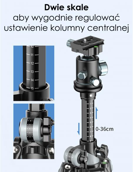 Statyw / monopod aluminiowy z głowicą panoramiczną Ulanzi MT-59